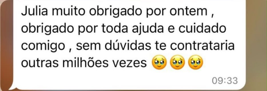 Depoimento de cliente